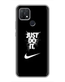 Чохол для OPPO A15s з картинкою «Текстовий принт Nike» Чохол для OPPO A15s з картинкою «Текстовий принт Nike»