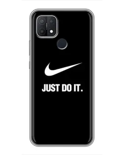 Чохол для OPPO A15s з картинкою «Класичний принт Nike» Чохол для OPPO A15s з картинкою «Класичний принт Nike»