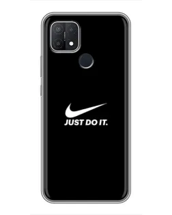 Чохол для OPPO A15s з картинкою «Мінімалізм від Nike» Чохол для OPPO A15s з картинкою «Мінімалізм від Nike»