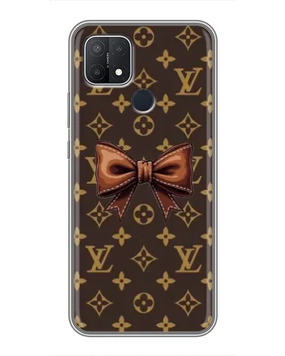 Чехол для OPPO A15s с картинкой «LV с бантом» Чехол для OPPO A15s с картинкой «LV с бантом»