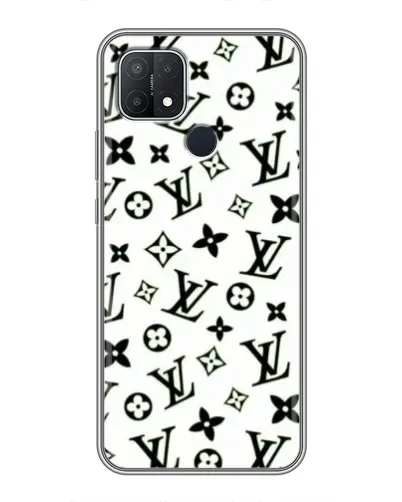 Чехол для OPPO A15s с картинкой «Монохромный хаос LV» Чехол для OPPO A15s с картинкой «Монохромный хаос LV»