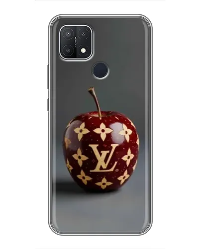 Чехол для OPPO A15s с картинкой «Красное яблоко LV» Чехол для OPPO A15s с картинкой «Красное яблоко LV»