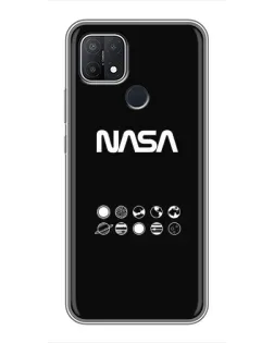 Чохол для OPPO A15s з картинкою «NASA — технічний принт» Чохол для OPPO A15s з картинкою «NASA — технічний принт»