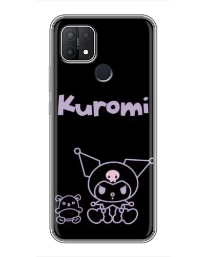 Чехол для OPPO A15s с картинкой «Kuromi — черный минимализм» Чехол для OPPO A15s с картинкой «Kuromi — черный минимализм»