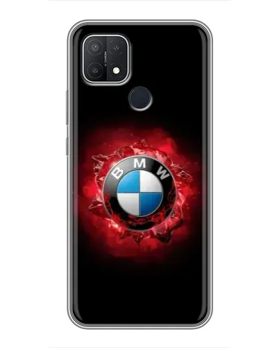 Чехол для OPPO A15s с картинкой «Логотип BMW — вспышка»