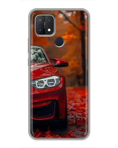 Чехол для OPPO A15s с картинкой «Осенняя BMW M4»