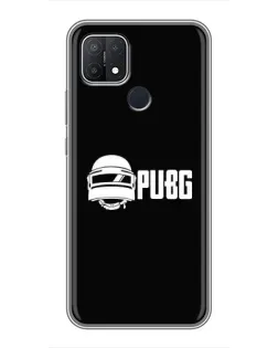 Чехол для OPPO A15s с картинкой «PUBG — классический лого»