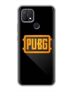 Чехол для OPPO A15s с картинкой «PUBG — рамка лого»