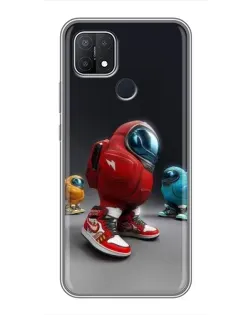 Чехол для OPPO A15s с картинкой «Among Us — 3D стиль» Чехол для OPPO A15s с картинкой «Among Us — 3D стиль»