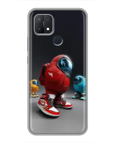 Чехол для OPPO A15s с картинкой «Among Us — 3D стиль»