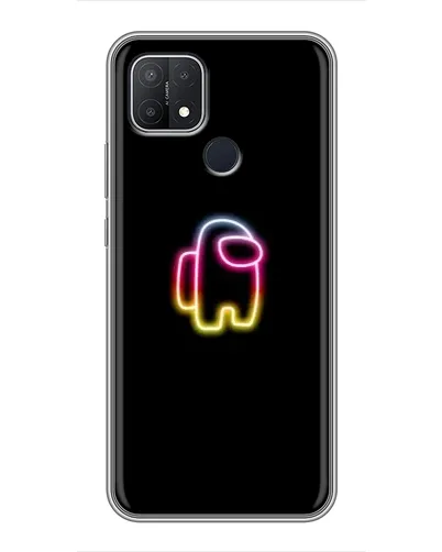 Чехол для OPPO A15s с картинкой «Among Us градиент»