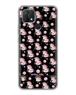Чехол для OPPO A15s с картинкой «Magic Unicorn паттерн»