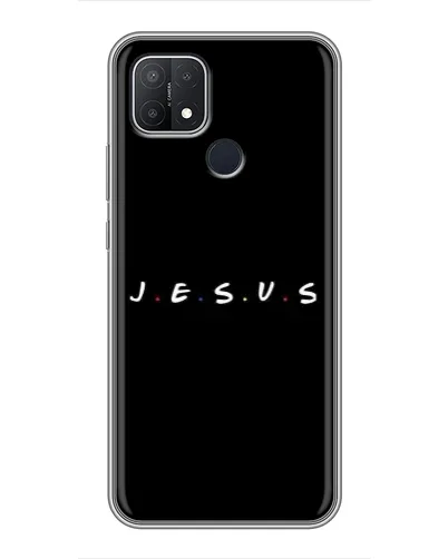 Чехол для OPPO A15s с картинкой «Точки веры J.E.S.U.S.» Чехол для OPPO A15s с картинкой «Точки веры J.E.S.U.S.»