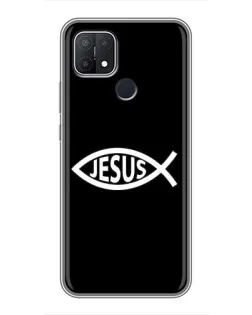 Чехол для OPPO A15s с картинкой «Классический Jesus»