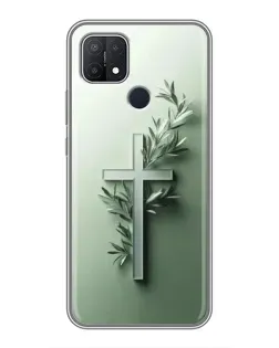 Чехол для OPPO A15s с картинкой «Оливковая ветвь» Чехол для OPPO A15s с картинкой «Оливковая ветвь»