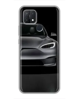 Чехол для OPPO A15s с картинкой «Tesla Model S Look» Чехол для OPPO A15s с картинкой «Tesla Model S Look»
