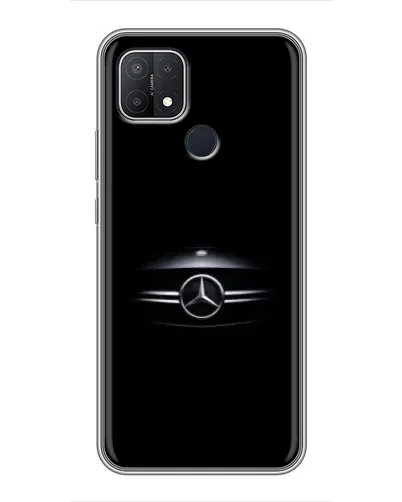 Чехол для OPPO A15s с картинкой «Mercedes — абстрактные линии»