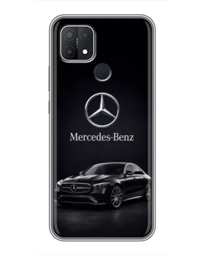 Чехол для OPPO A15s с картинкой «Mercedes — решетка радиатора»