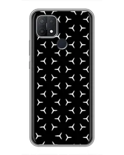 Чехол для OPPO A15s с картинкой «Mercedes паттерн звезд» Чехол для OPPO A15s с картинкой «Mercedes паттерн звезд»