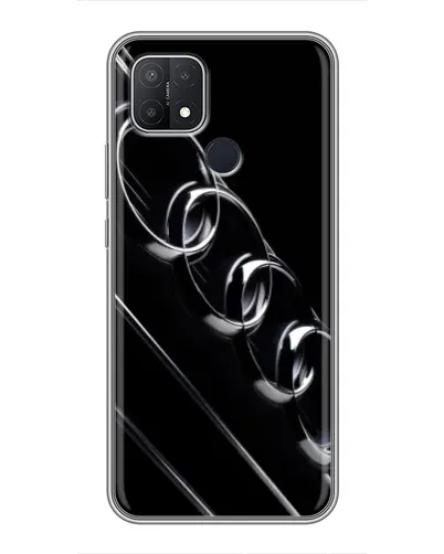 Чехол для OPPO A15s с картинкой «Audi — абстрактные кольца»