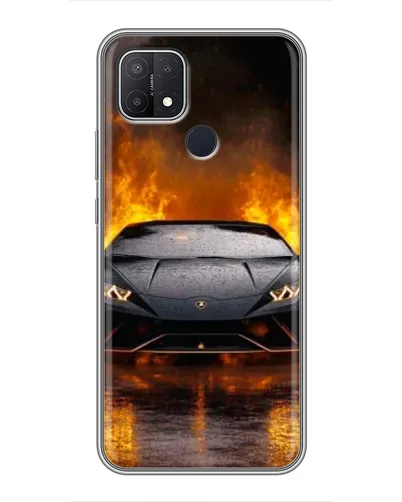 Чехол для OPPO A15s с картинкой «Lamborghini в огне» Чехол для OPPO A15s с картинкой «Lamborghini в огне»