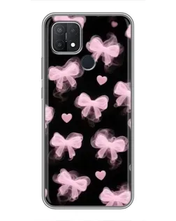 Чехол для OPPO A15s с картинкой «Геометрия банта»