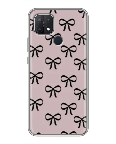 Чехол для OPPO A15s с картинкой «Черные бантики» Чехол для OPPO A15s с картинкой «Черные бантики»