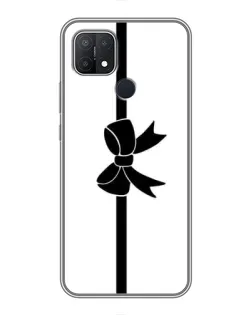 Чехол для OPPO A15s с картинкой «Вертикальный бант»