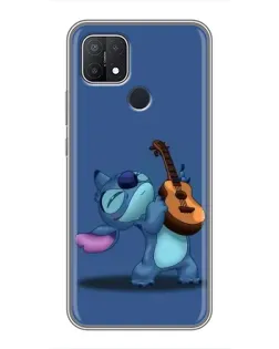 Чохол для OPPO A15s з картинкою «Стіч з укулеле»
