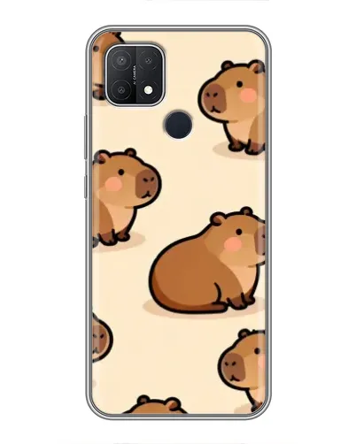 Чехол для OPPO A15s с картинкой «Паттерн милых капибар» Чехол для OPPO A15s с картинкой «Паттерн милых капибар»