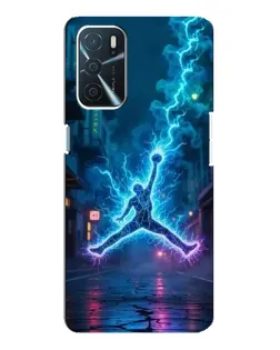 Чохол для OPPO A16 з картинкою «Jordan Gold Jumpman»