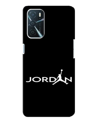 Чехол для OPPO A16 с картинкой «Jordan White Logo»