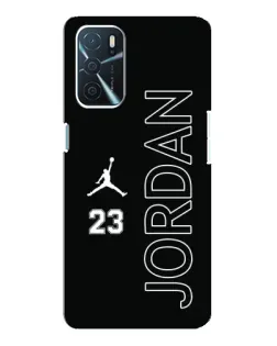 Чехол для OPPO A16 с картинкой «Jordan Vertical»