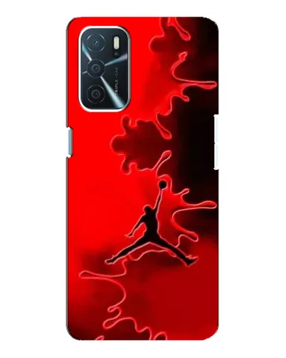 Чехол для OPPO A16 с картинкой «Jordan Red Smoke»