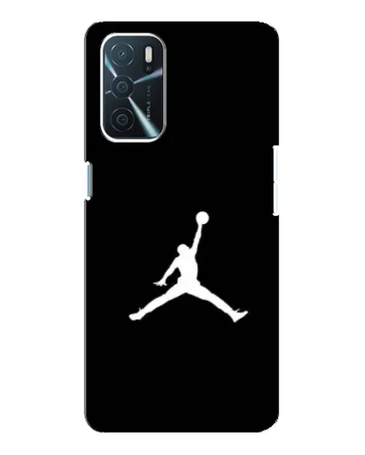 Чехол для OPPO A16 с картинкой «Jordan Silhouette»