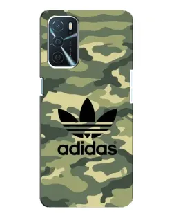 Чохол для OPPO A16 з картинкою «Мілітарі стиль Adidas»