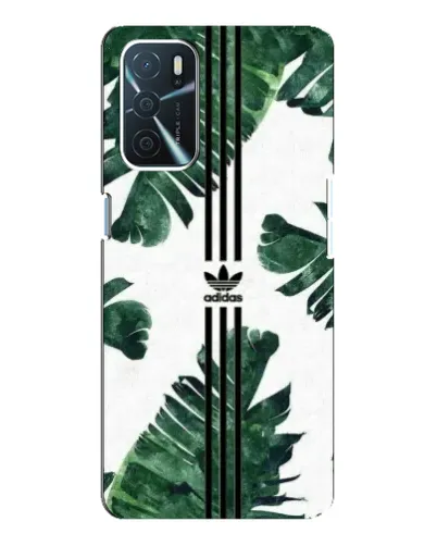 Чохол для OPPO A16 з картинкою «Пальмове листя адідас»