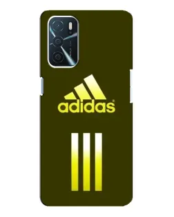 Чохол для OPPO A16 з картинкою «Оливковий градієнт Adidas»