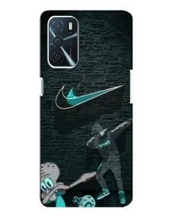 Чохол для OPPO A16 з картинкою «Спортивний арт Nike»