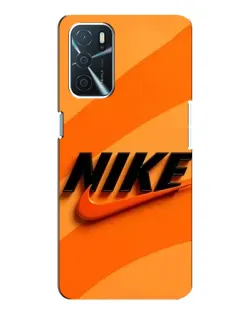 Чохол для OPPO A16 з картинкою «Помаранчевий драйв Nike»