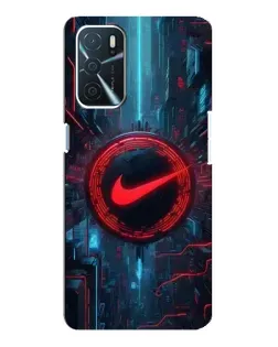 Чохол для OPPO A16 з картинкою «Техногенний стиль Nike»