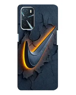 Чохол для OPPO A16 з картинкою «Об'ємний логотип Найк»