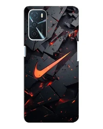 Чохол для OPPO A16 з картинкою «Nike — ефект розломів» Чохол для OPPO A16 з картинкою «Nike — ефект розломів»