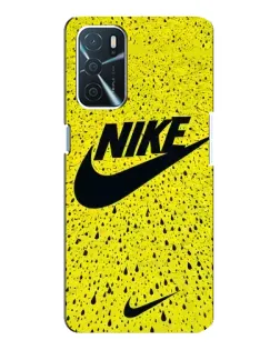 Чохол для OPPO A16 з картинкою «Жовтий текстурний Nike»
