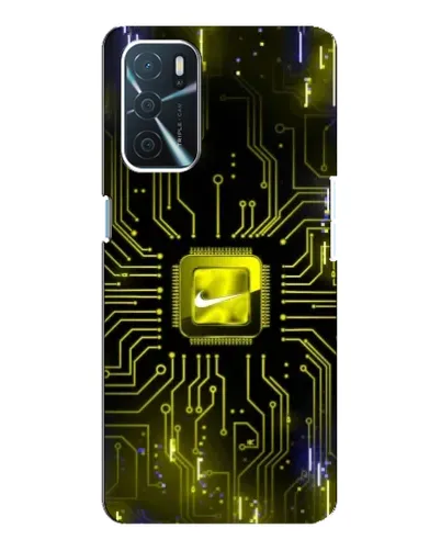 Чохол для OPPO A16 з картинкою «Nike — золота іскра» Чохол для OPPO A16 з картинкою «Nike — золота іскра»