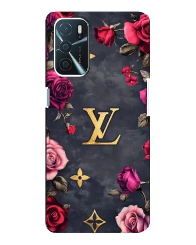 Чохол для OPPO A16 з картинкою «Квітковий Louis Vuitton»