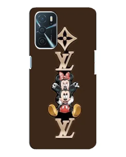 Чохол для OPPO A16 з картинкою «LV та Міккі Маус»