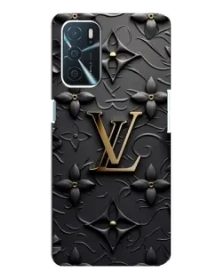 Чохол для OPPO A16 з картинкою «Шкіряна текстура LV»
