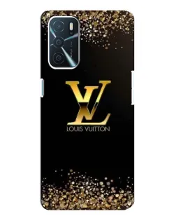 Чохол для OPPO A16 з картинкою «LV — золоті іскри»