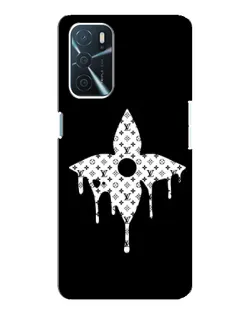 Чохол для OPPO A16 з картинкою «Квіткова монограма»